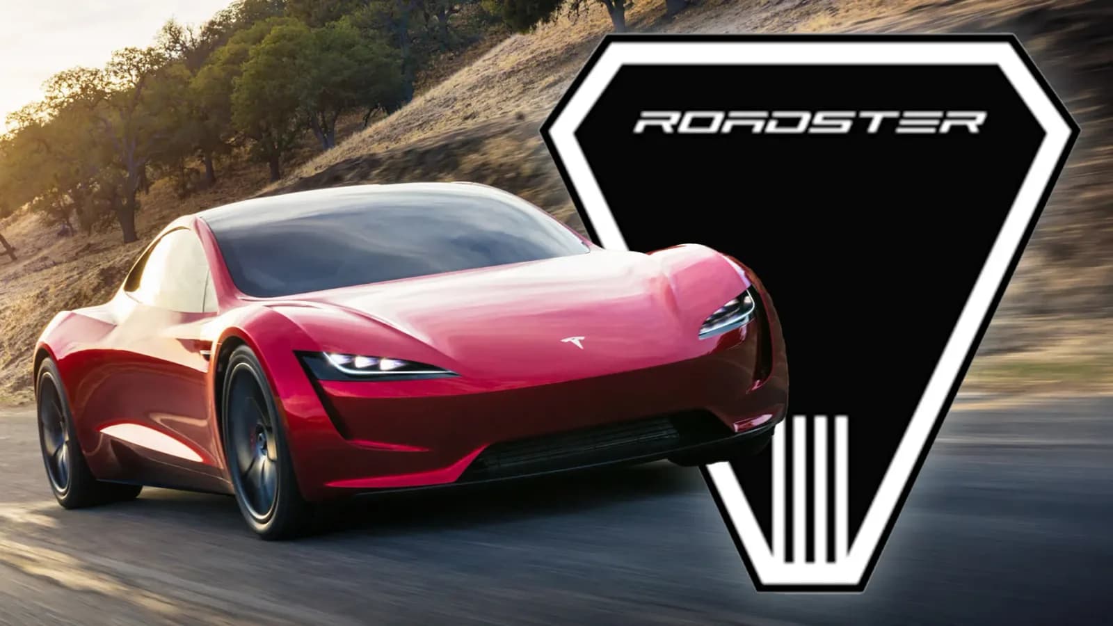 Tesla Roadster erhält neues V-Logo: Jetzt fehlen nur noch die acht Buchstaben