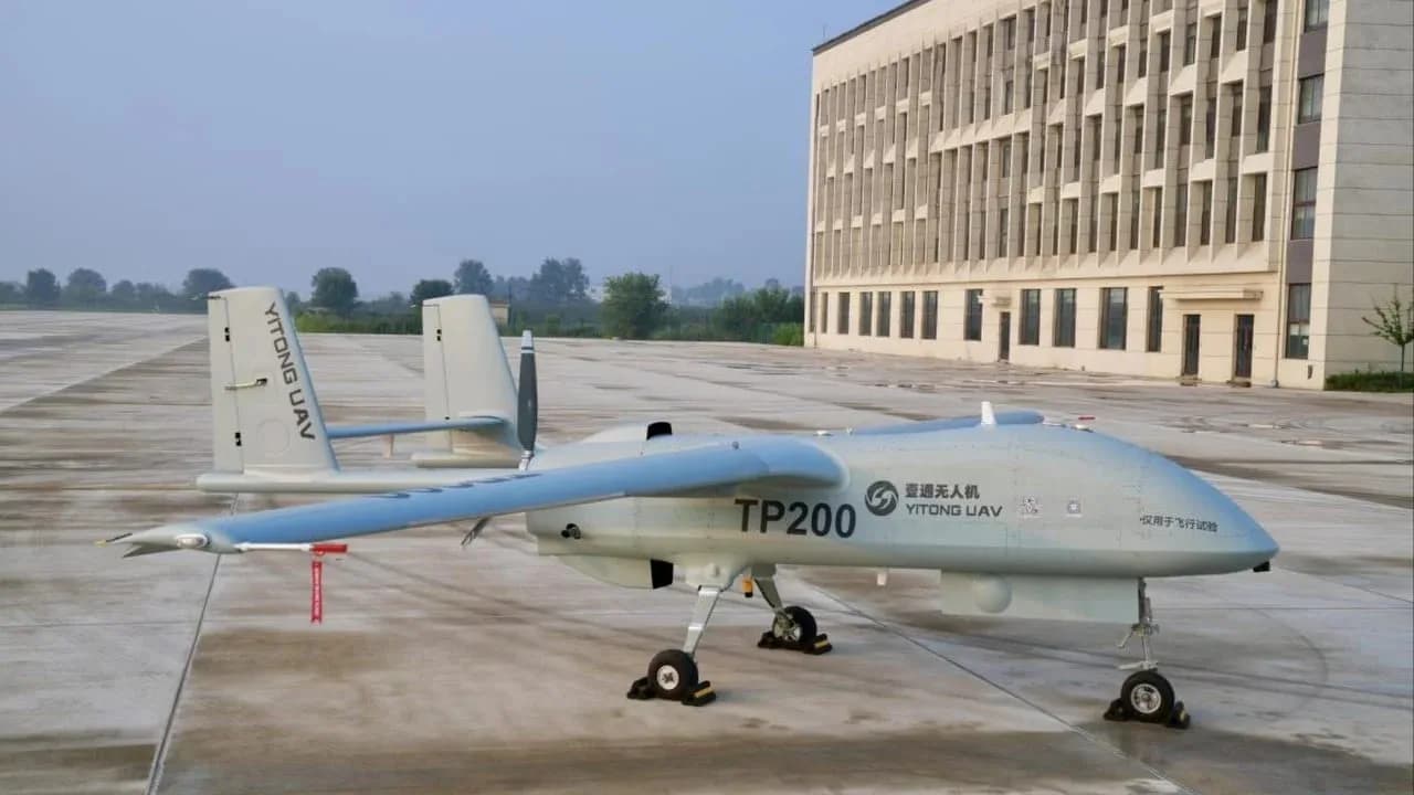 China testet erste zivile Drohne TP200 mit 24-Stunden-Flugdauer