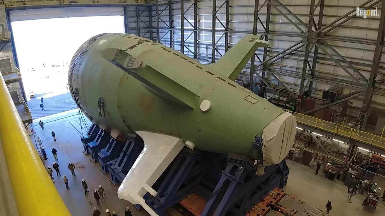 Die größte US-Marine-U-Boot USS District of Columbia sorgt mit neuen Bildern für Aufsehen
