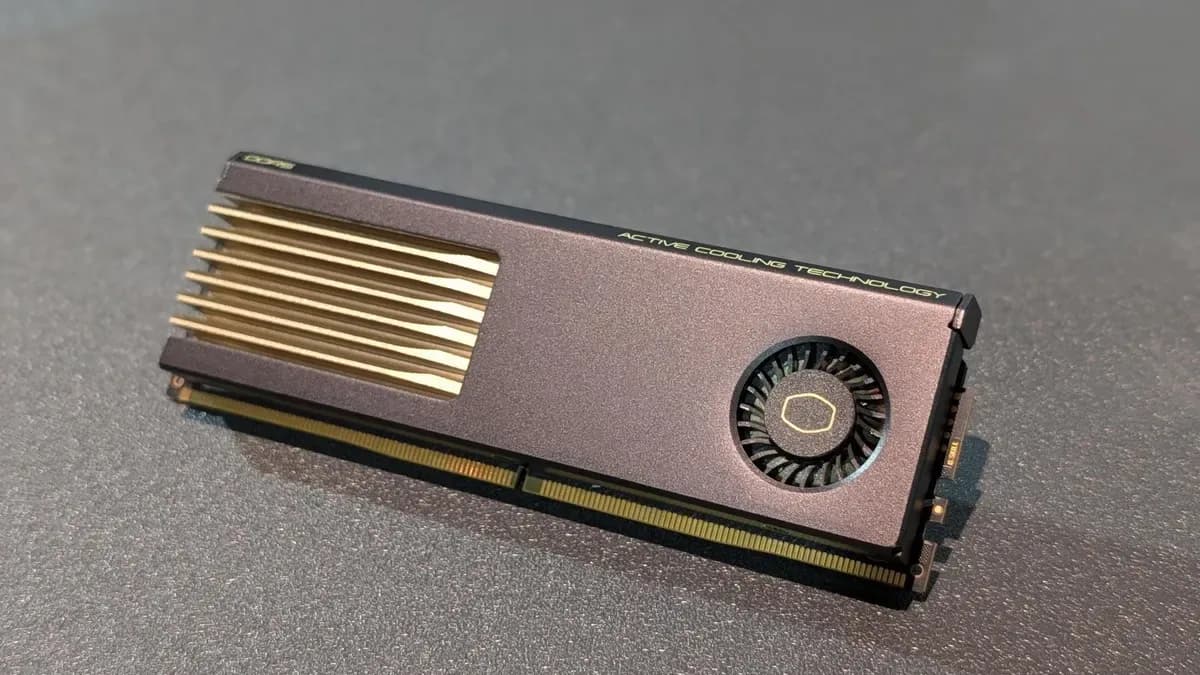 Cooler Master bringt MasterDIMM mit G.SKILL-Speicher und integriertem Lüfter auf den Markt: DDR5-Kühlung senkt Temperaturen um bis zu 15 Grad, Kits bis 128 GB