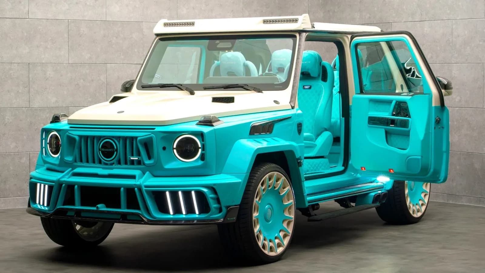 Mansorys G-Wagen mit Aquarien-Crash-Optik: Ein Meisterwerk der Chopped-Technik