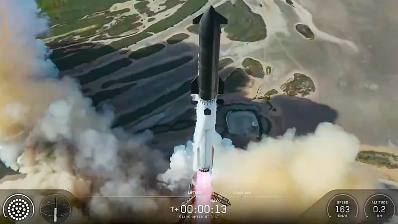 SpaceX-Starship-13-Testflug: Erfolgreicher Start neuer Generation von Starlink-Satelliten
