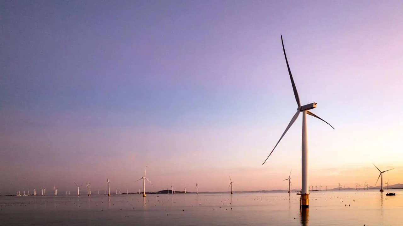 China installiert weltweit erste 16-Megawatt-Schwimmwindkraftanlage mit Spannungsstützen