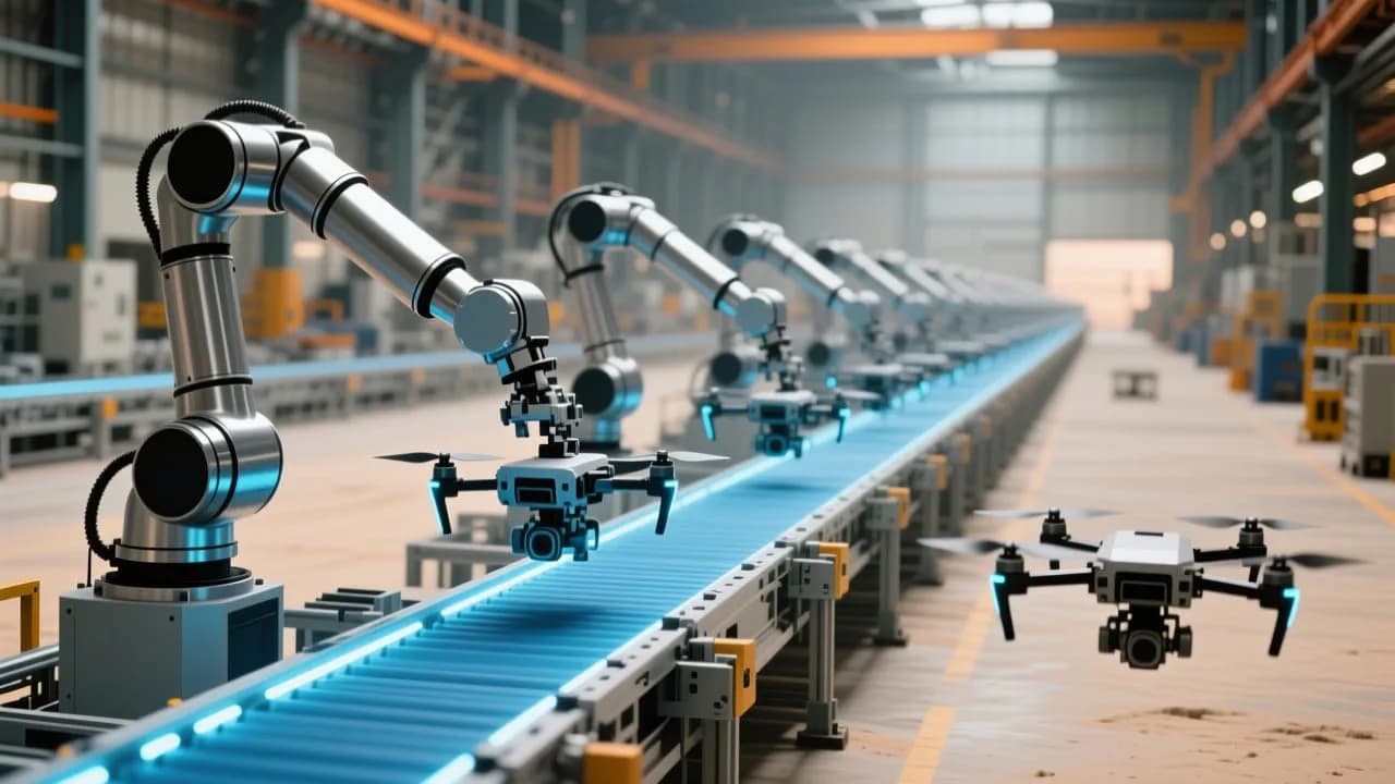 Chinas Produktionsstärke gegenüber den Drohnen- und Robotertechnologien der USA