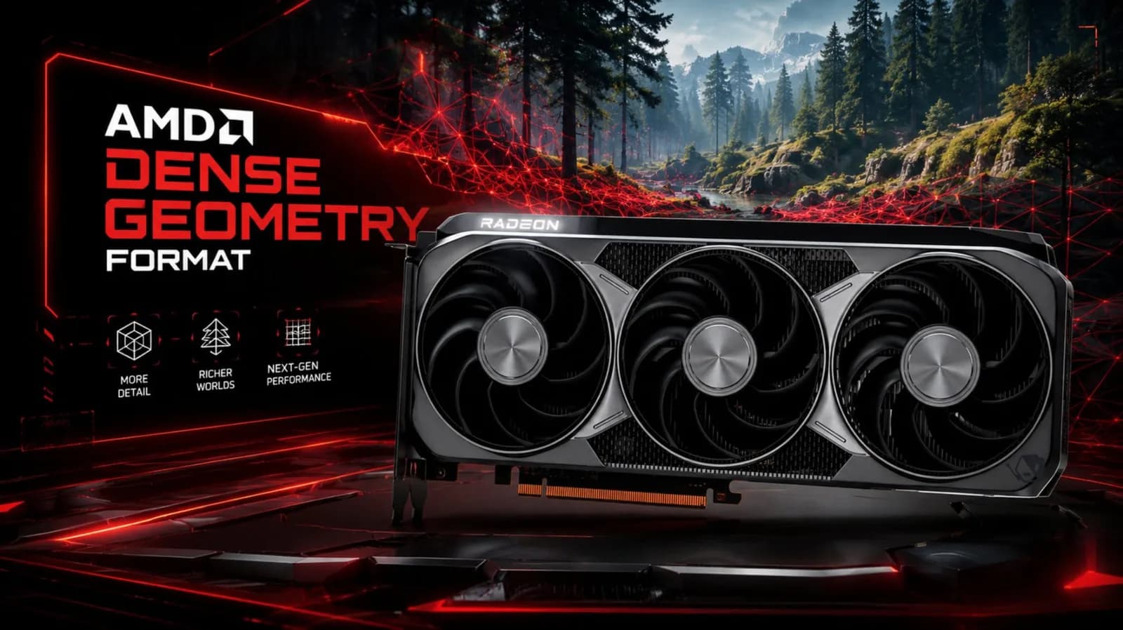 AMD DGF Tech steigert Ray-Tracing-Geometrie massiv bei zukünftigen RDNA-GPUs und erreicht mit aktuellen Chips bis zu 30% Kompression