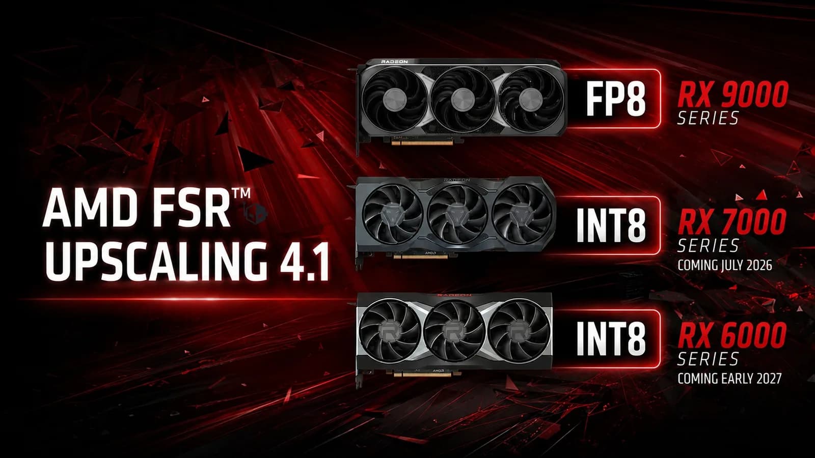 AMD bringt FSR 4.1 im Juli auf RDNA 3-Grafikkarten und Anfang 2027 auf RDNA 2-Modelle