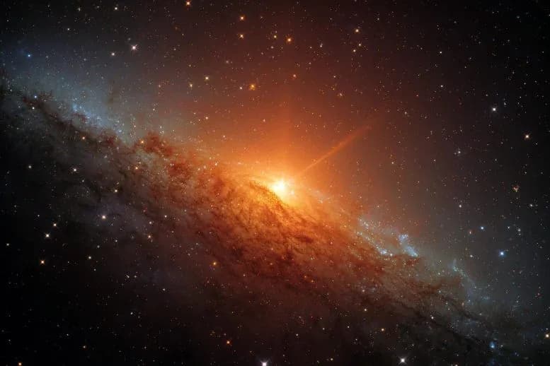 Astronomen staunen über uraltes, nicht rotierendes Galaxien-Phänomen