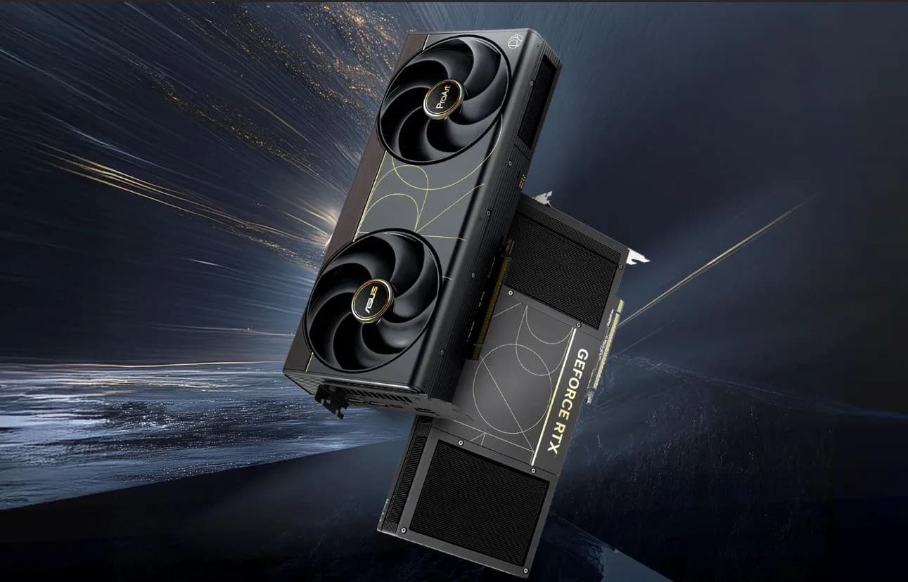 ASUS veröffentlicht leise ProArt RTX 5090 OC Edition mit Founders-Design und 2,5-Slot-Kühler