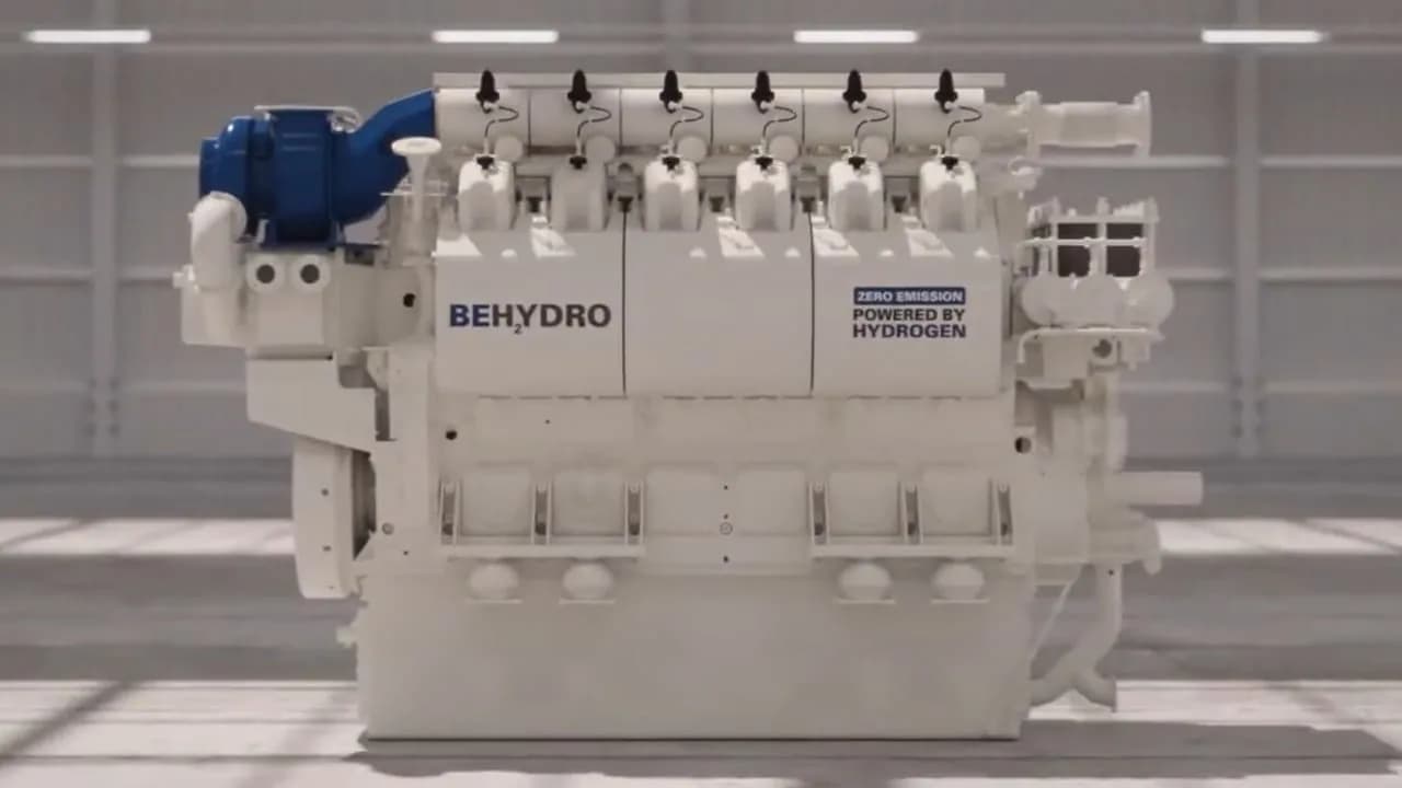BeHydro erhält Zulassung für vollständig mit Wasserstoff betriebenen Schiffsmotor