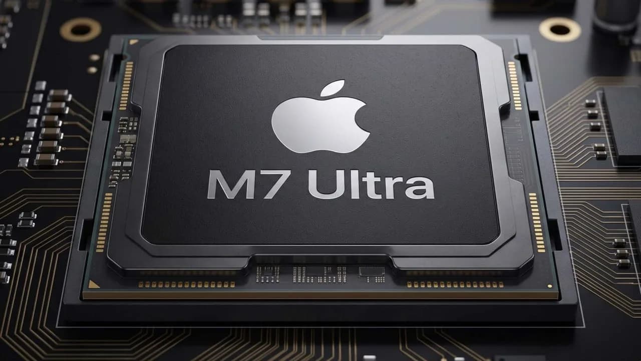 Apple M7 Ultra-Prozessor verdoppelt den integrierten Arbeitsspeicher