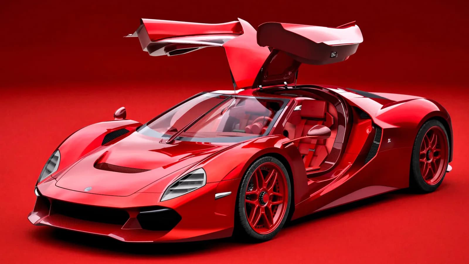 Der teuerste rote Supersportwagen der Welt verbirgt ein manuelles Getriebe und einen Ford-V8-Motor