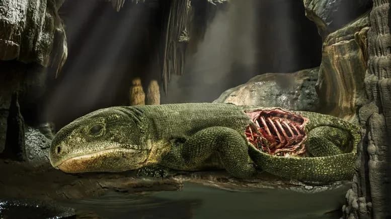 Mummifizierter Reptil aus 289 Millionen Jahren enthüllt Ursprung des menschlichen Atmungssystems