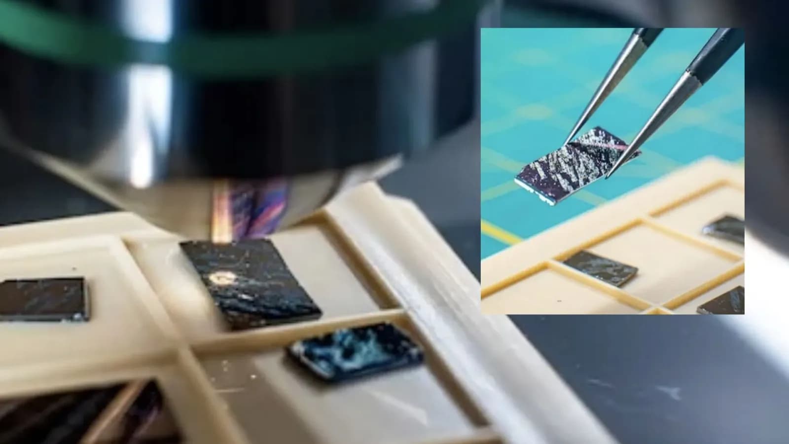 Neue Methode erzeugt Nanomuster auf Chip-Materialien bei Raumtemperatur
