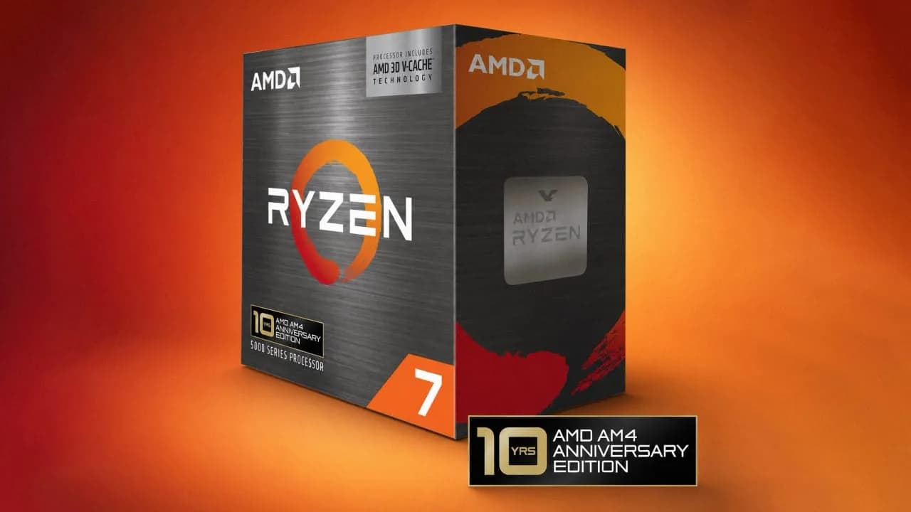AMD Ryzen 7 5800 ×3D 10. Jahresspezialversion kehrt in den Handel zurück.