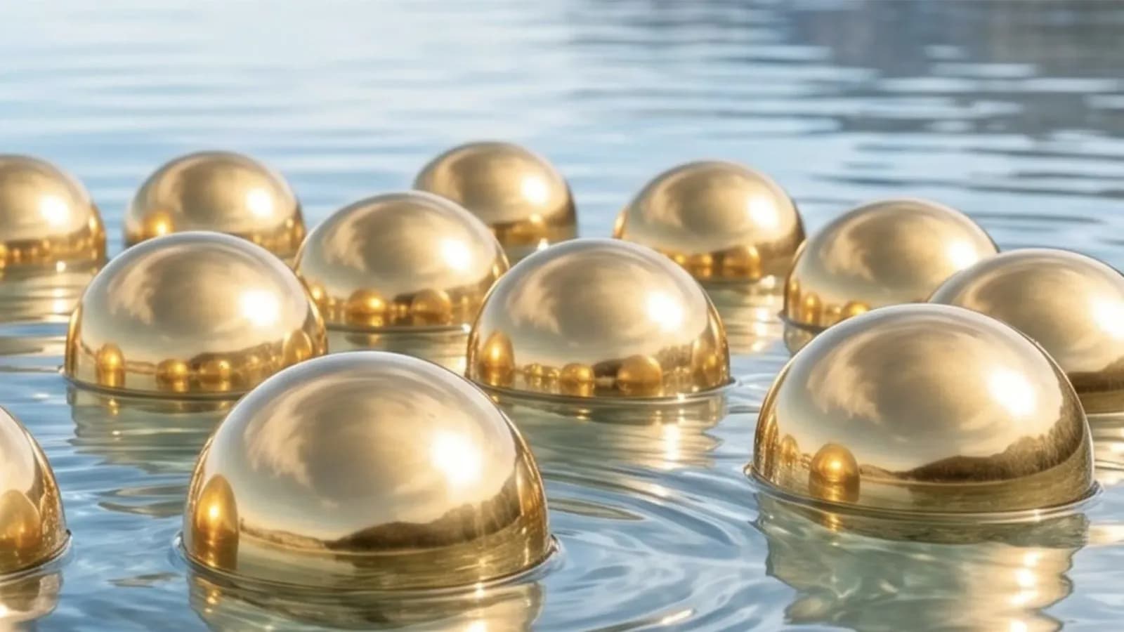 Flüssig fließende Gold-Nanopartikel eröffnen den Weg zu adaptiven Materialien