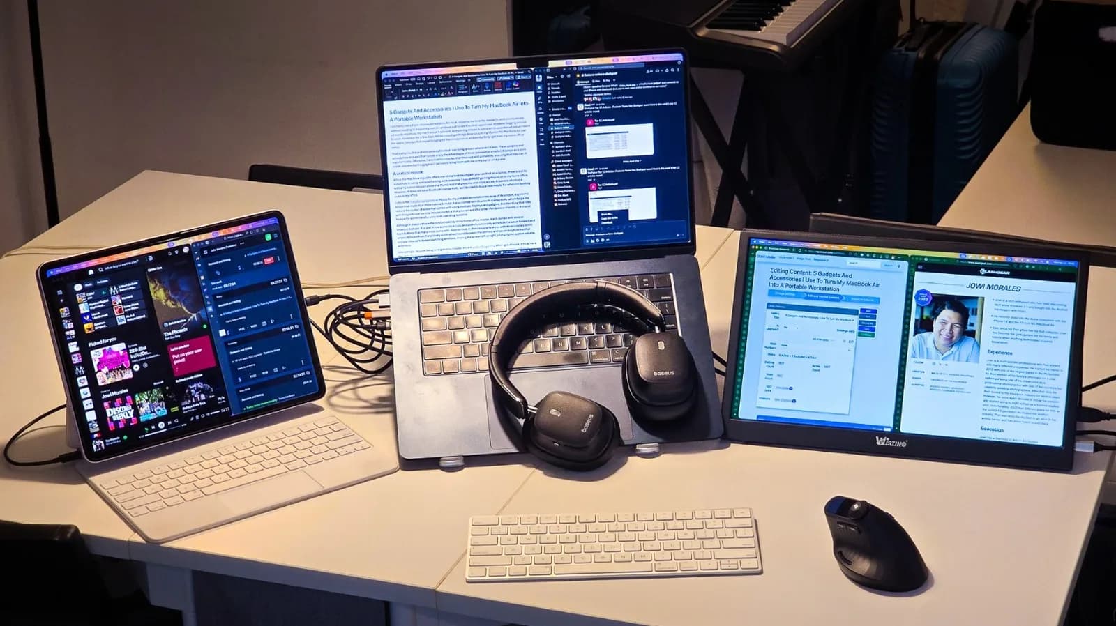 5 Gadgets und Zubehörteile, mit denen ich meinen MacBook Air in eine mobile Arbeitsstation verwandle