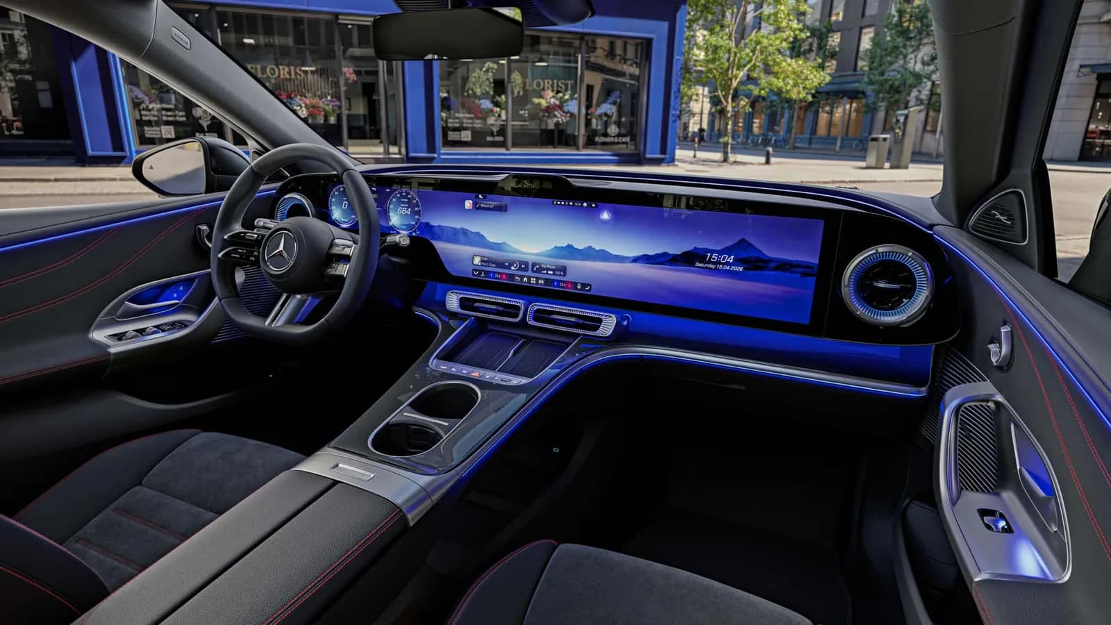 Mercedes enthüllt das Interieur des elektrischen C-Klasse
