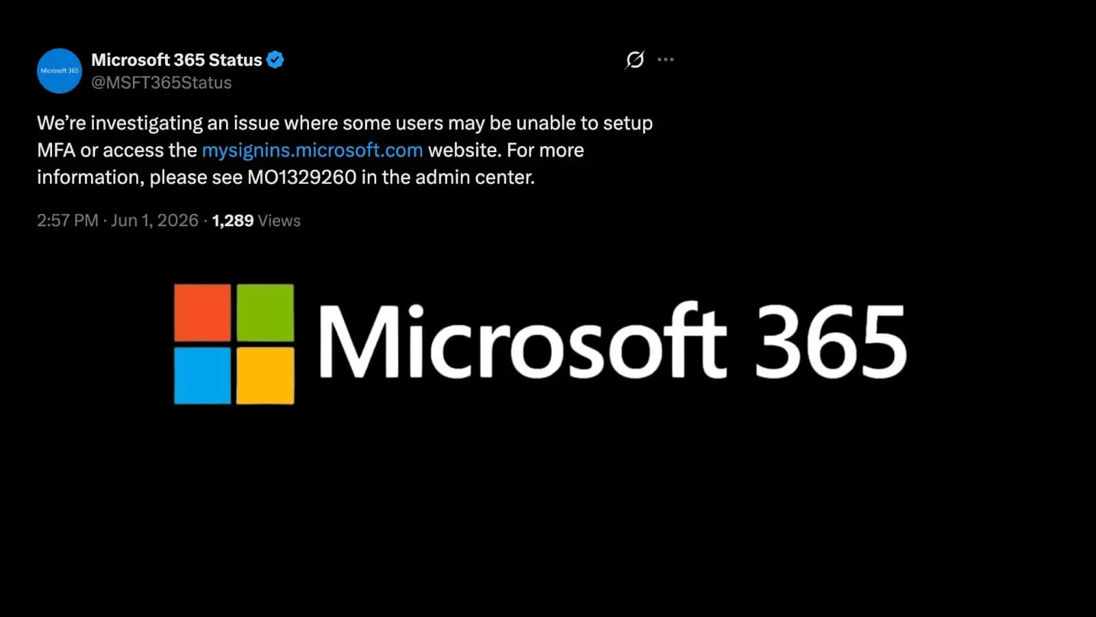 Microsoft untersucht MFA-Fehler und Ausfall des MySign-In-Portals