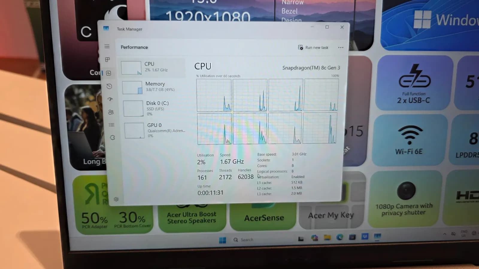 Qualcomm Snapdragon C: Acer Aspire Go 15 präsentiert aktiver gekühlte ARM-Laptops mit acht-Kern-Prozessor ab 300 Dollar