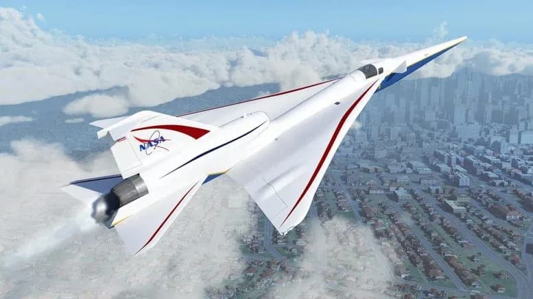 NASA-Flugzeug X-59 bereit für entscheidenden Test gegen Überschallknall