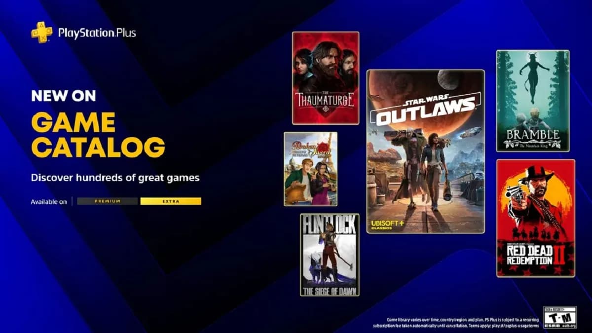 Star Wars Outlaws und Red Dead Redemption 2: Die PS Plus Extra-Liste für Mai 2026