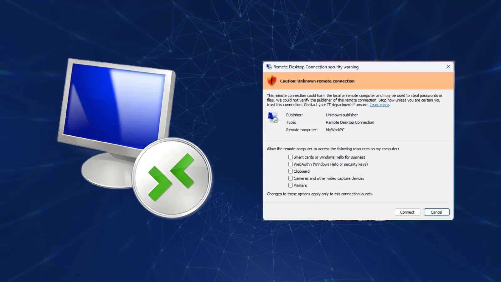 Microsoft bestätigt: Warnungen für den Remote Desktop könnten nach dem Sicherheitsupdate von April 2026 fehlerhaft angezeigt werden