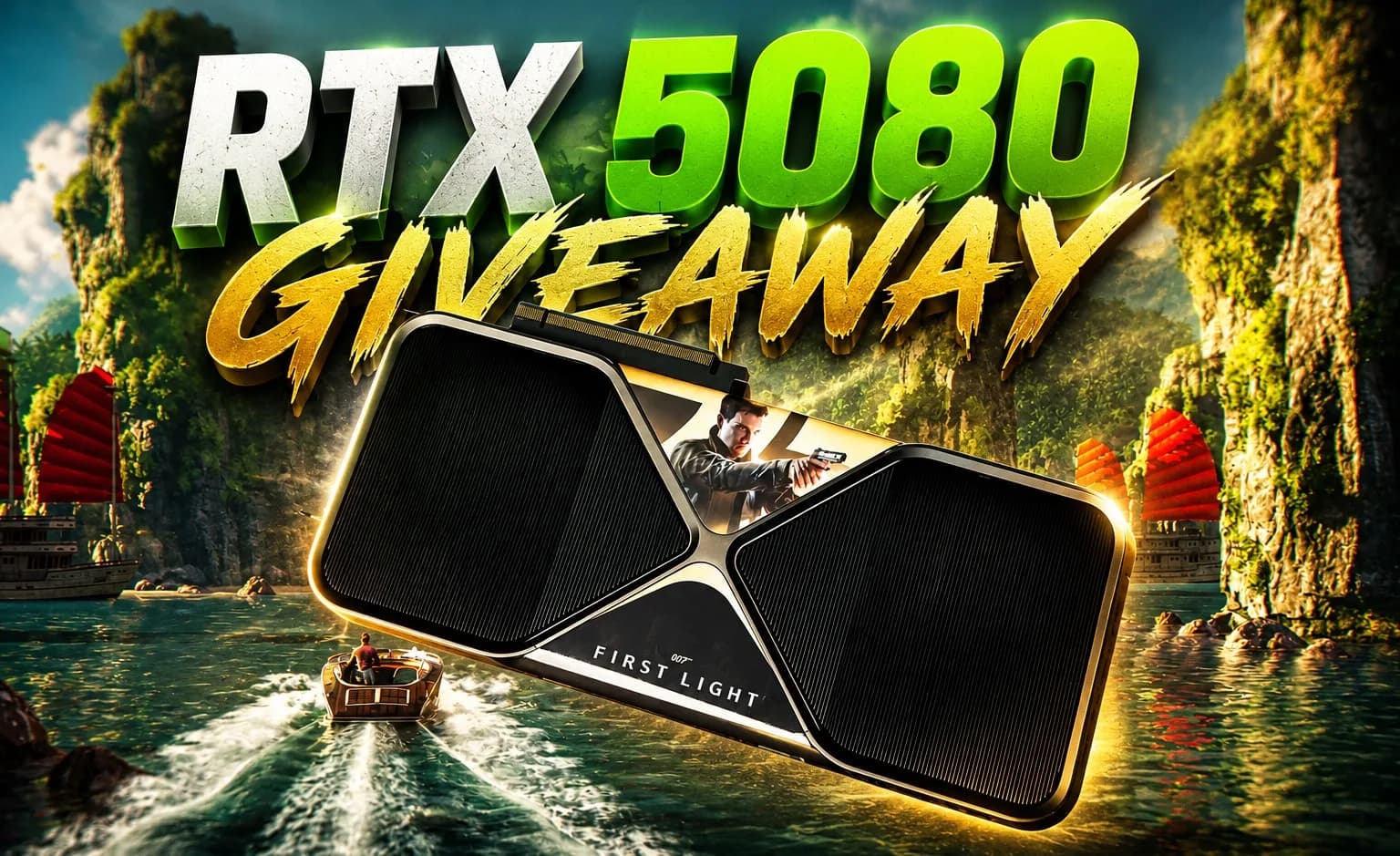 NVIDIA startet RTX 5080 Founders Edition und James-Bond-007-Gewinnspiel