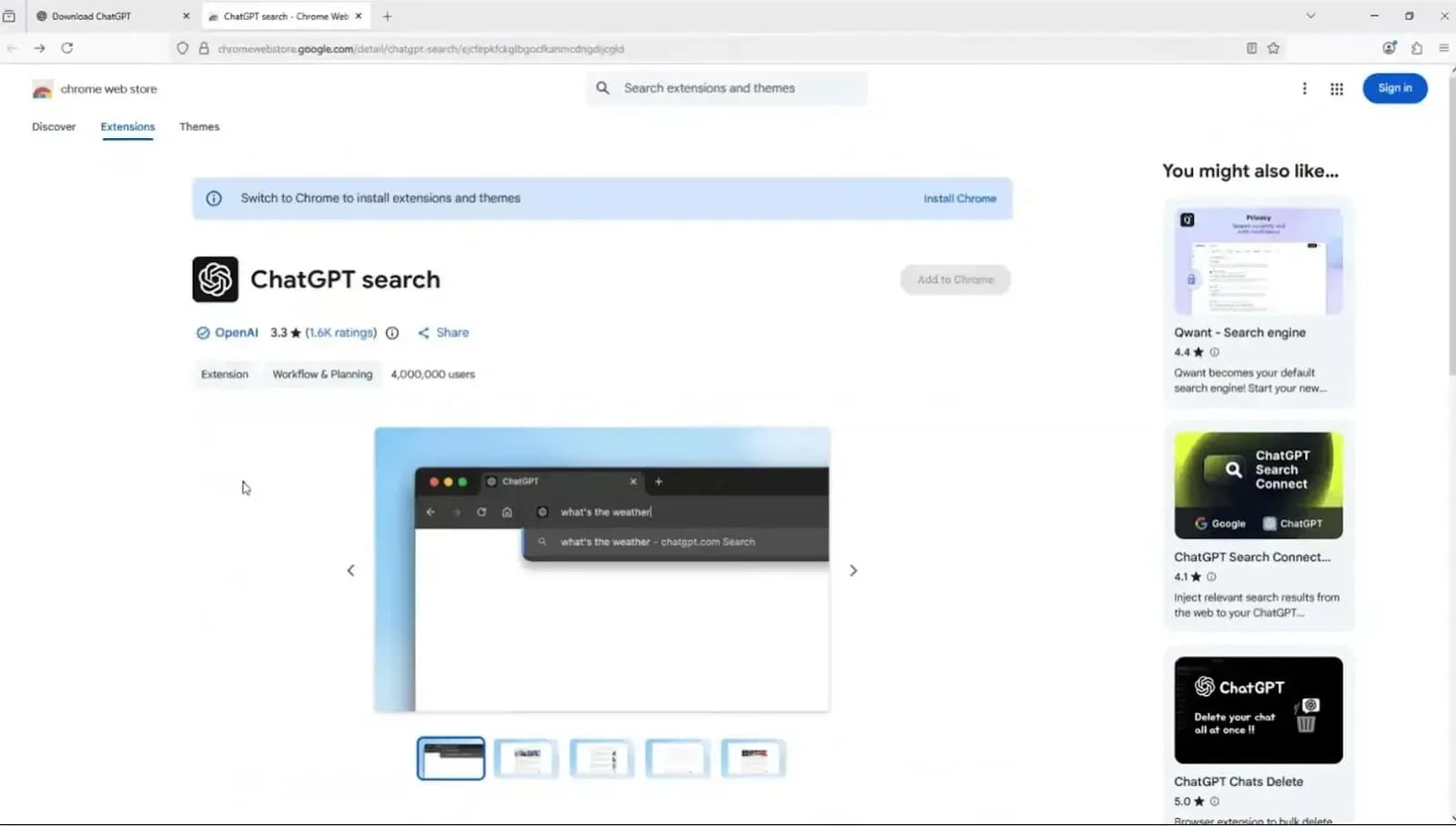 Betroffene Nutzer: Malware-Download-Website nutzt ChatGPT als Waffe in Suchergebnissen