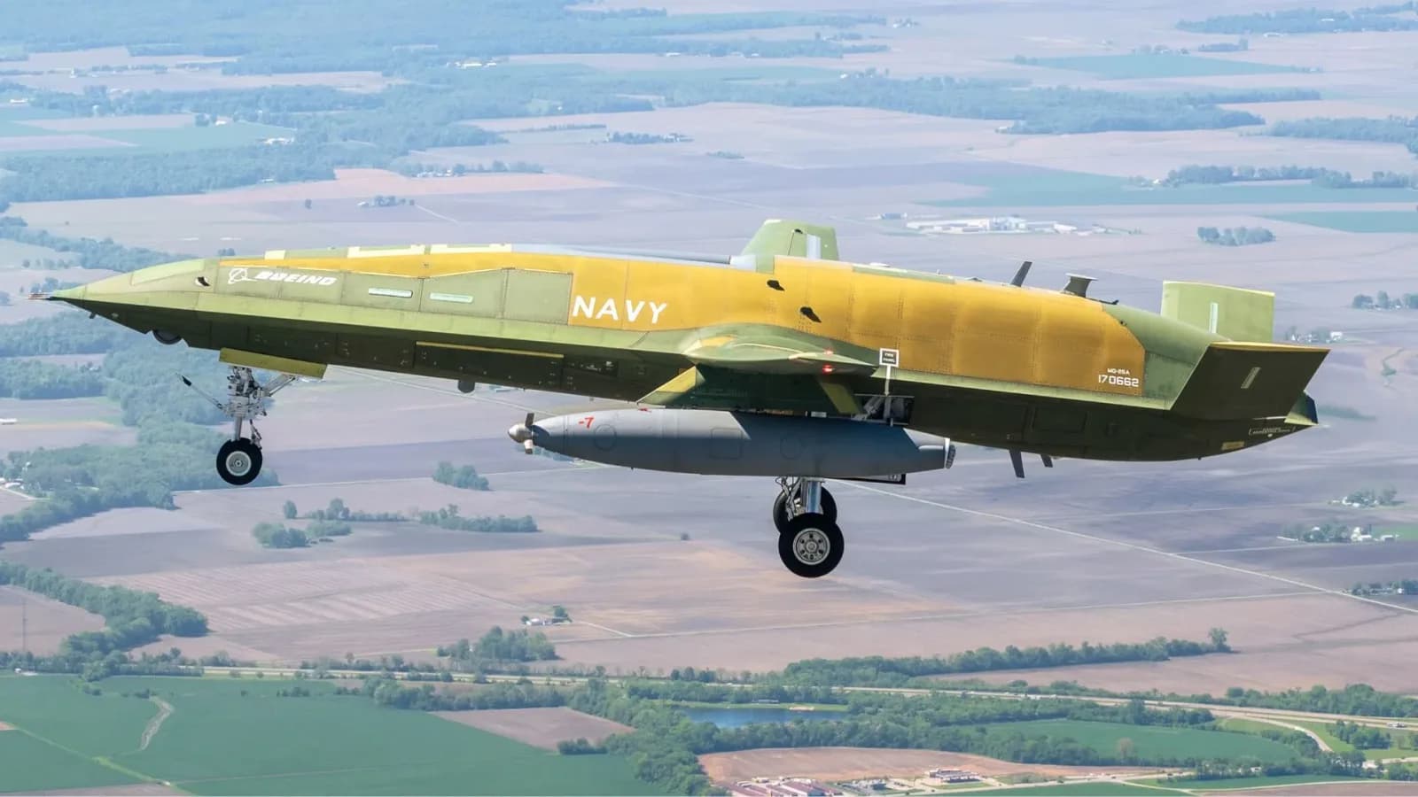 US Navy testet MQ-25A Tanker-Drohne im ersten autonomen Flug
