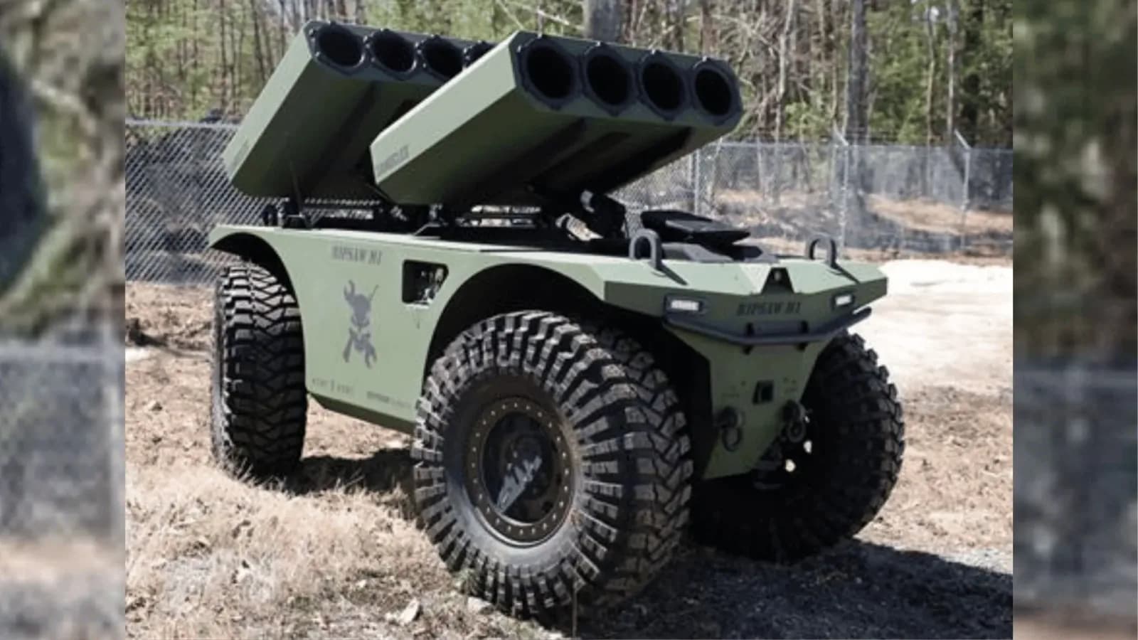 Der militärische Roboter RIPSAW M1 erreicht 53 mph, führt Aufklärungsaufgaben durch und feuert Munition