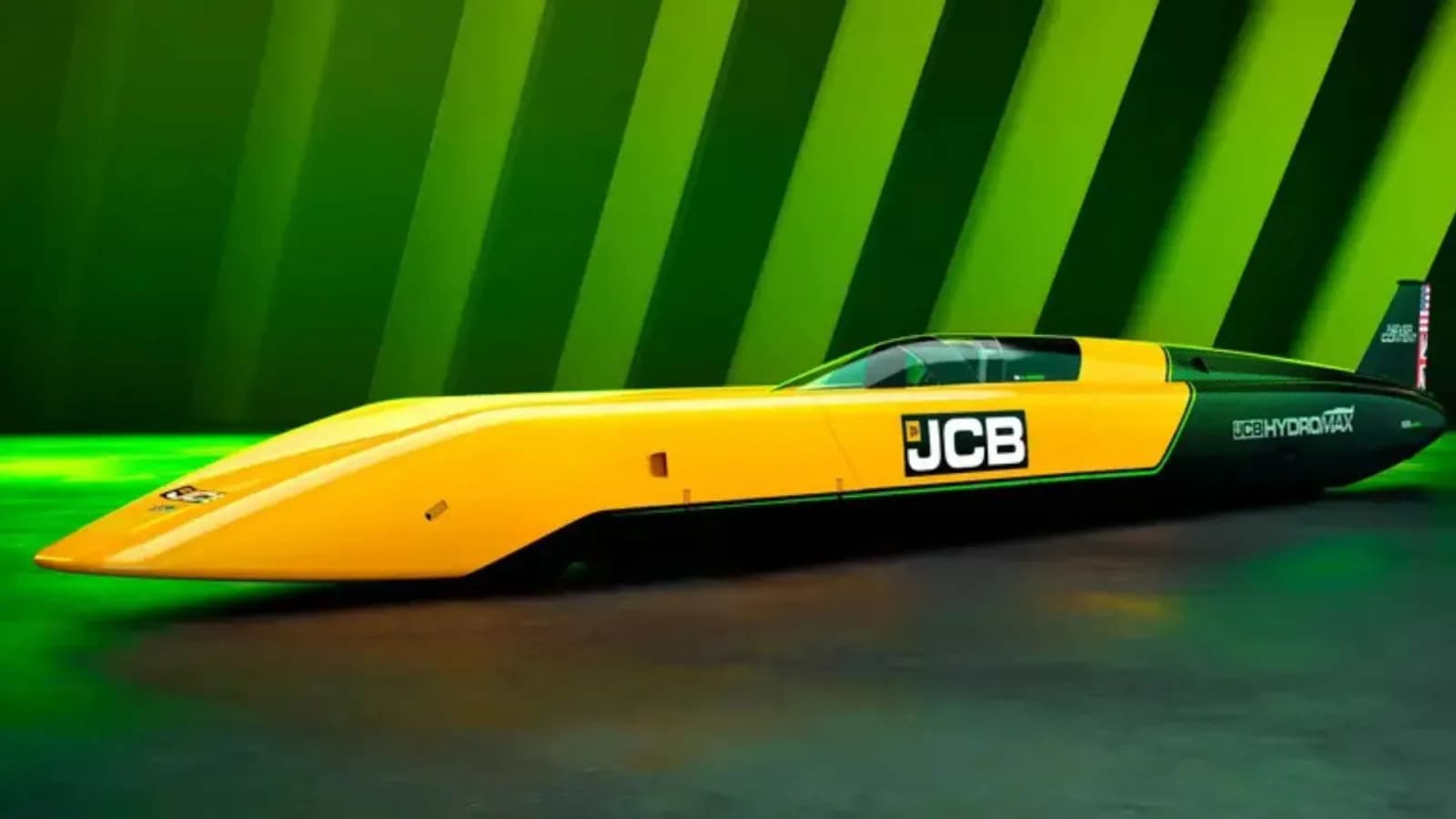 JCB entwickelt 1.600-PS-Wasserstoff-Supersportwagen für 350-Meilen-Stunden-Weltrekord