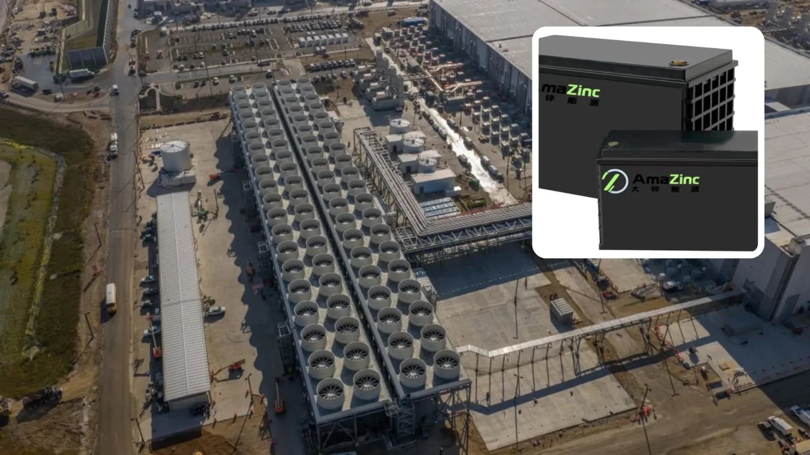 1 GWh Zinkbatterie soll Brandrisiken in KI-Rechenzentren mindern