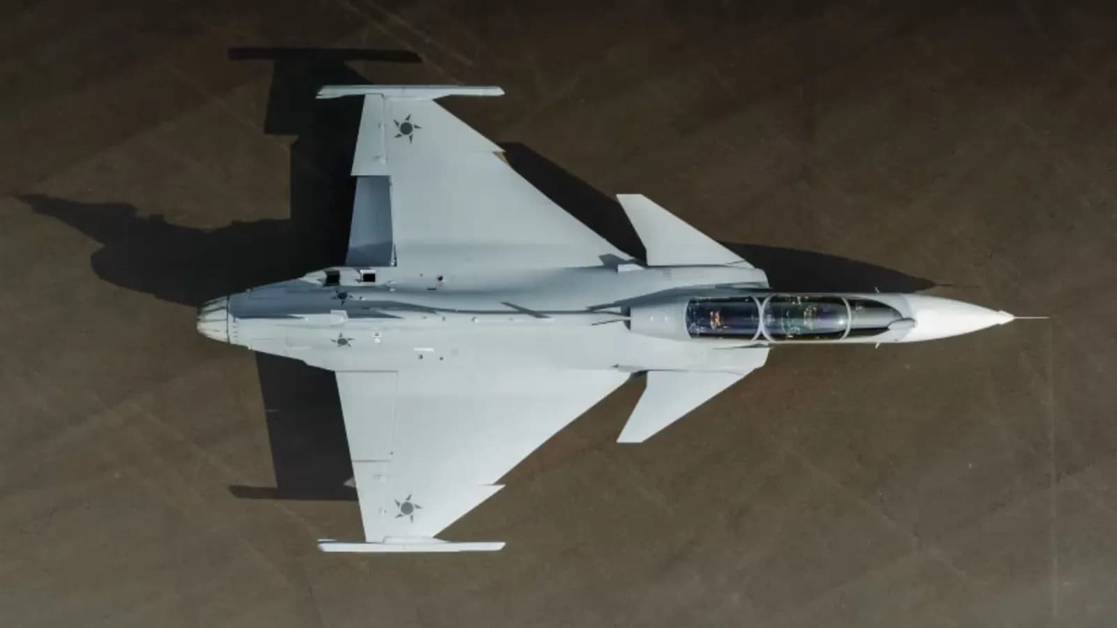 Saab präsentierte dem brasilianischen Markt das weltweit erste zweisitzige Gripen F-Kampfflugzeug.