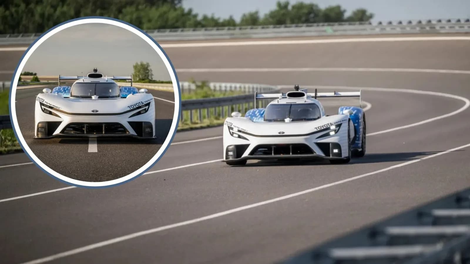 Toyotas Wasserstoff-Rennwagen zeigt sich am Le Mans