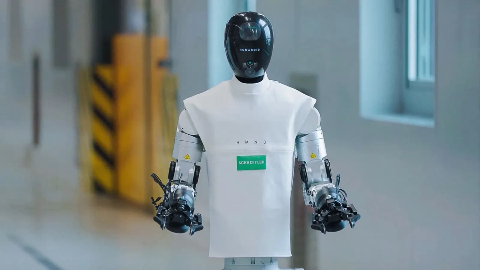 Tausende humanoide Räderroboter sollen in deutschen Fabriken arbeiten.