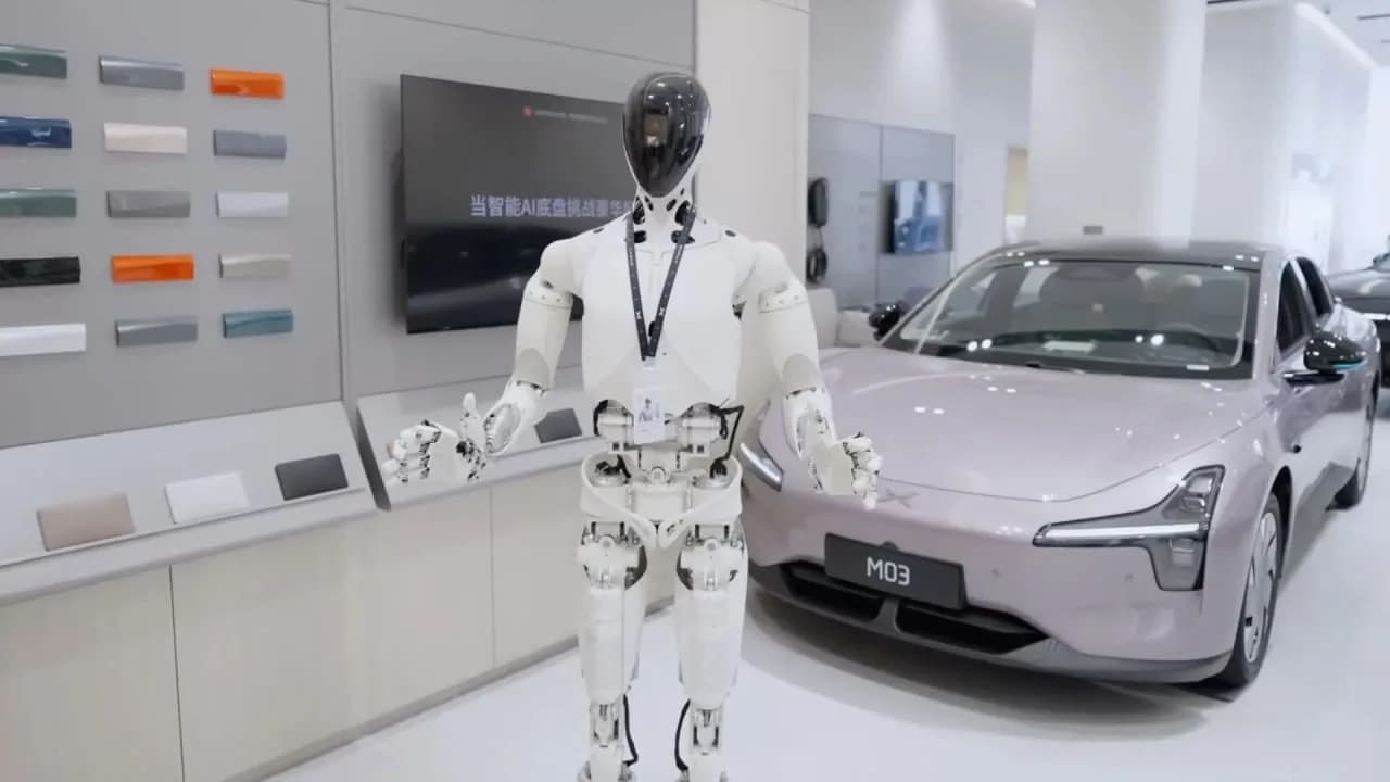 BYD stellt den humanoiden Roboter Xiao Di in den Showrooms vor