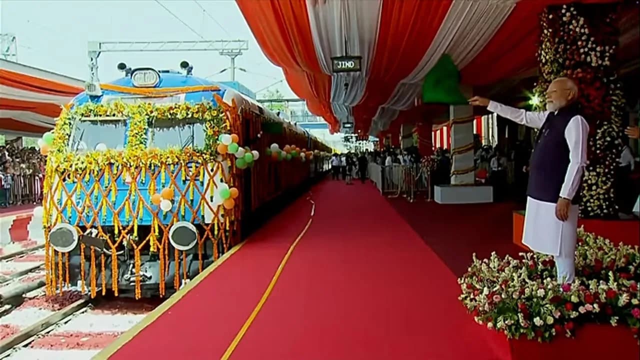 Indiens erster Wasserstoff-Passagierzug startet mit den NaMo Green Rail-Linien