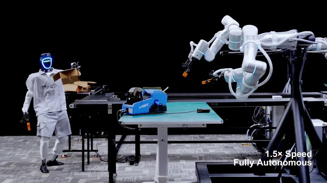 Ein einzelnes KI-Modell steuert gleichzeitig unterschiedliche Robotertypen.