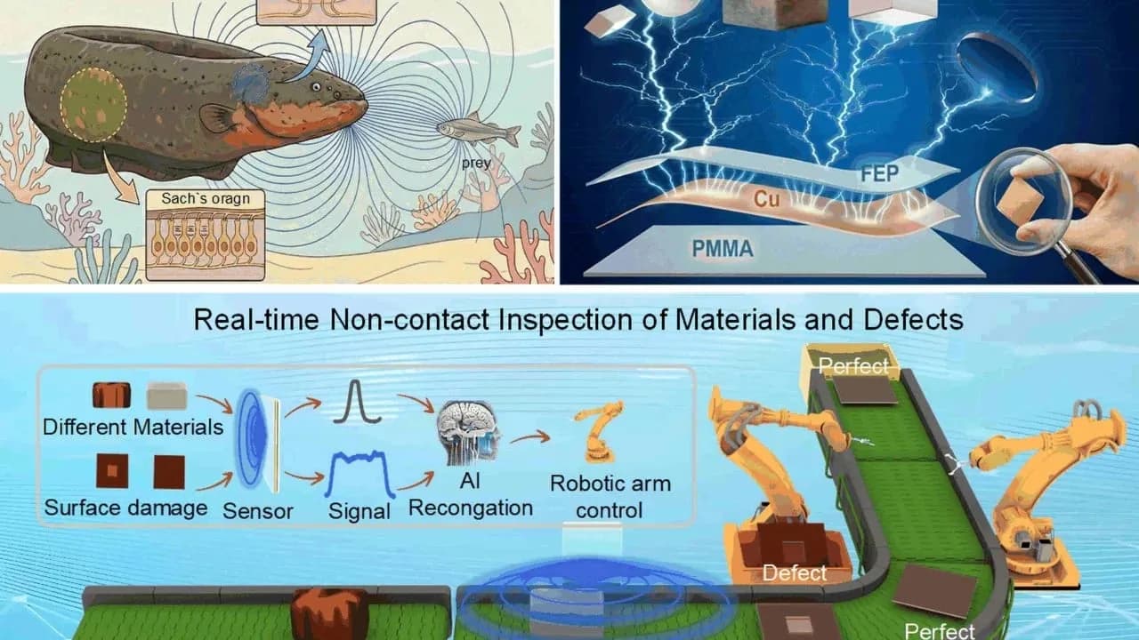 Chinesische Wissenschaftler entwickeln elektrischen Sensorsystem für Roboter, inspiriert von elektrischen Aalen