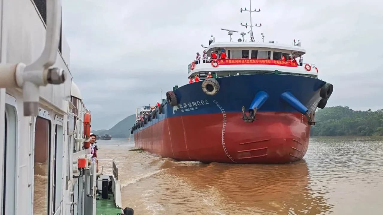 Chinas Pinglu-Kanal-Projekt startet autonome Schiffstests im Wert von 10 Milliarden Dollar