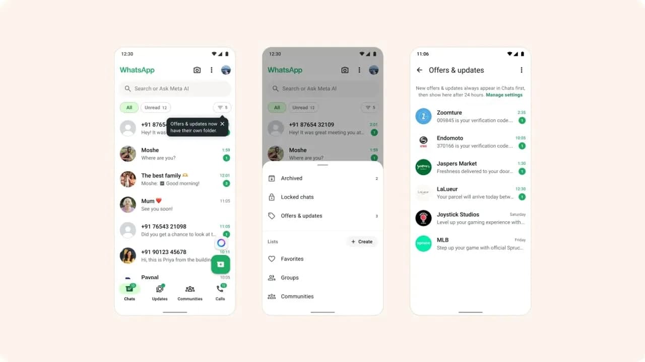 WhatsApp testet neue Ordnerfunktion für Business-Nachrichten