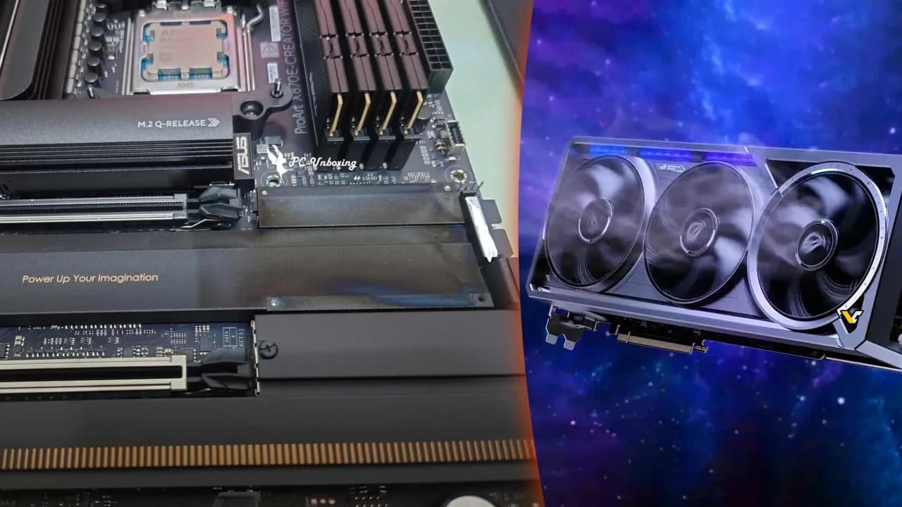 RTX 5090-Grafikkarte hinterlässt据称 dauerhafte Flecken auf ASUS-ProArt-Mainboard