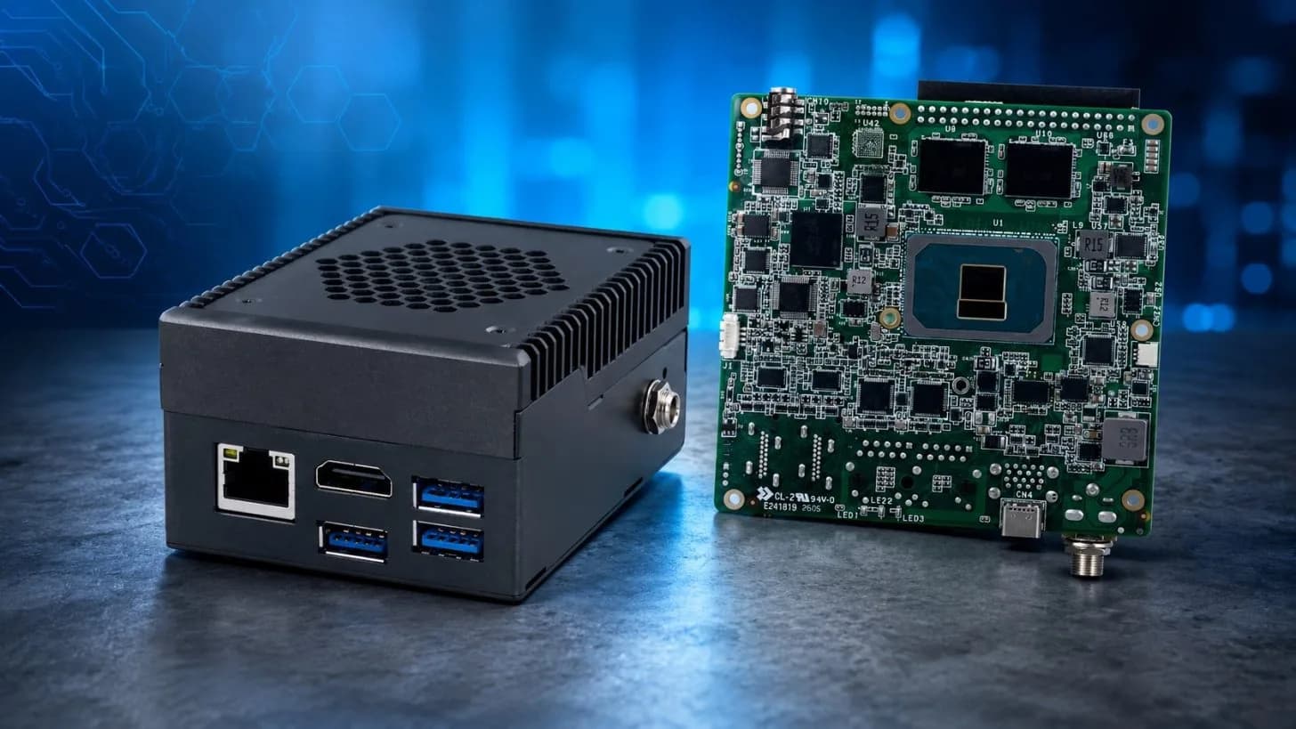 AAEON stellt Edge-Systeme und Entwicklerboards mit Intel Wildcat Lake und bis zu 48 GB LPDDR5 vor