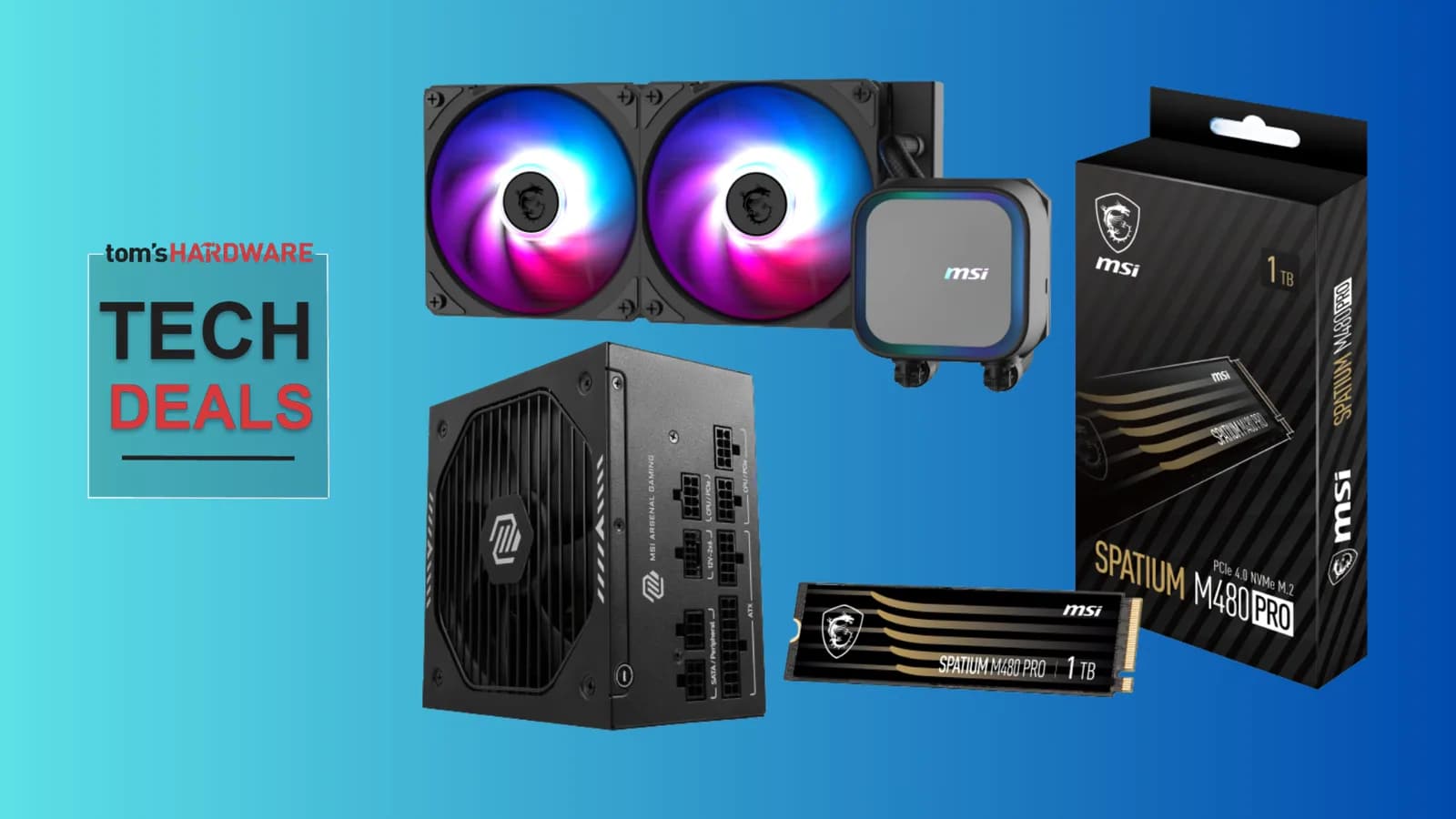 PC-Upgrade mit 2TB PCIe 4.0 SSD, 750W Netzteil und 240-mm-Wasserkühlung für 300 Dollar: Hardware-Bundle spart fast 200 Dollar.