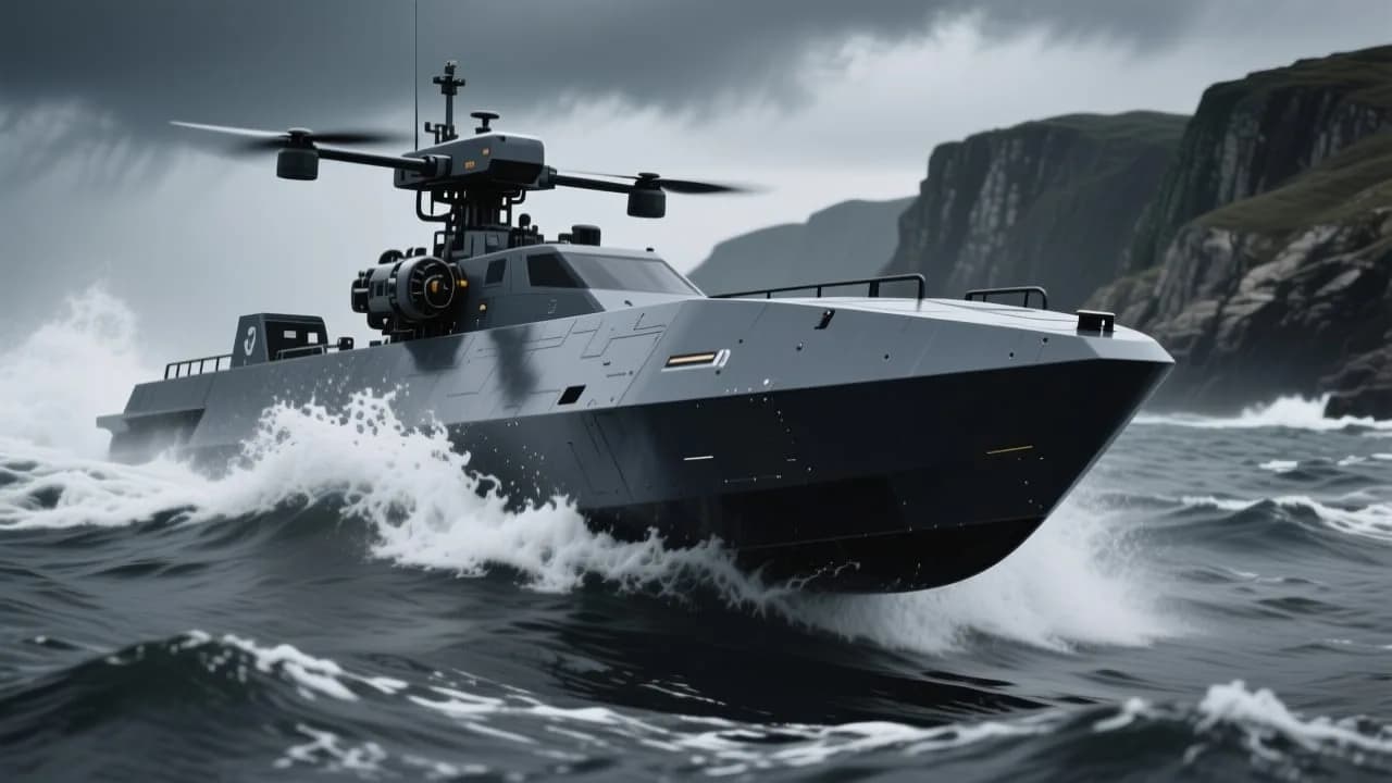 Ukraine führt weltweit ersten Angriff mit maritimen Drohnen und bewaffneten amphibischen Robotern durch