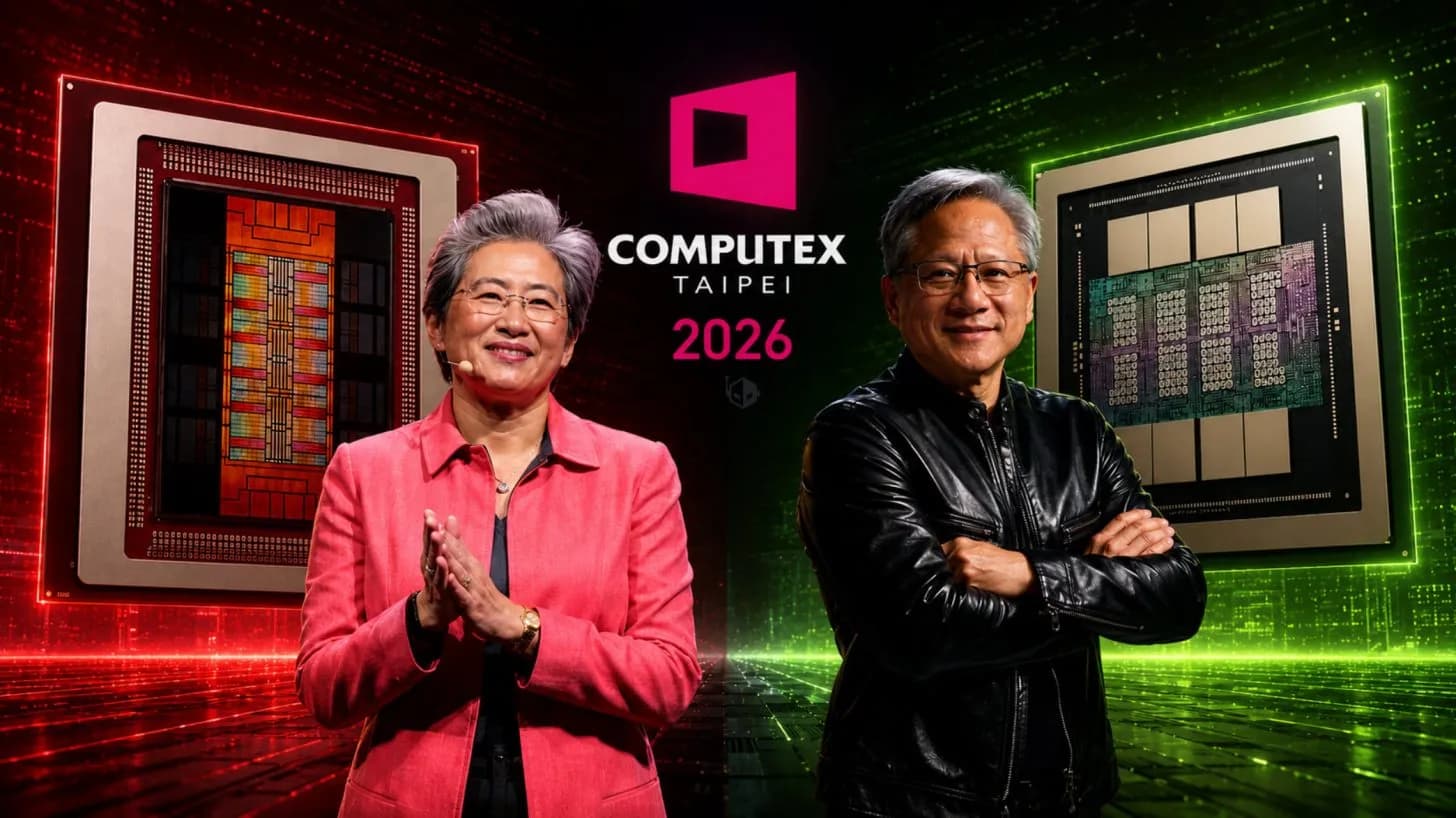 NVIDIA-Chef Jensen Huang und AMD-Chefin Lisa Su landen in Taipeh vor dem Computex-Hochtempel: Showdown um die nächste Generation der Technologie.