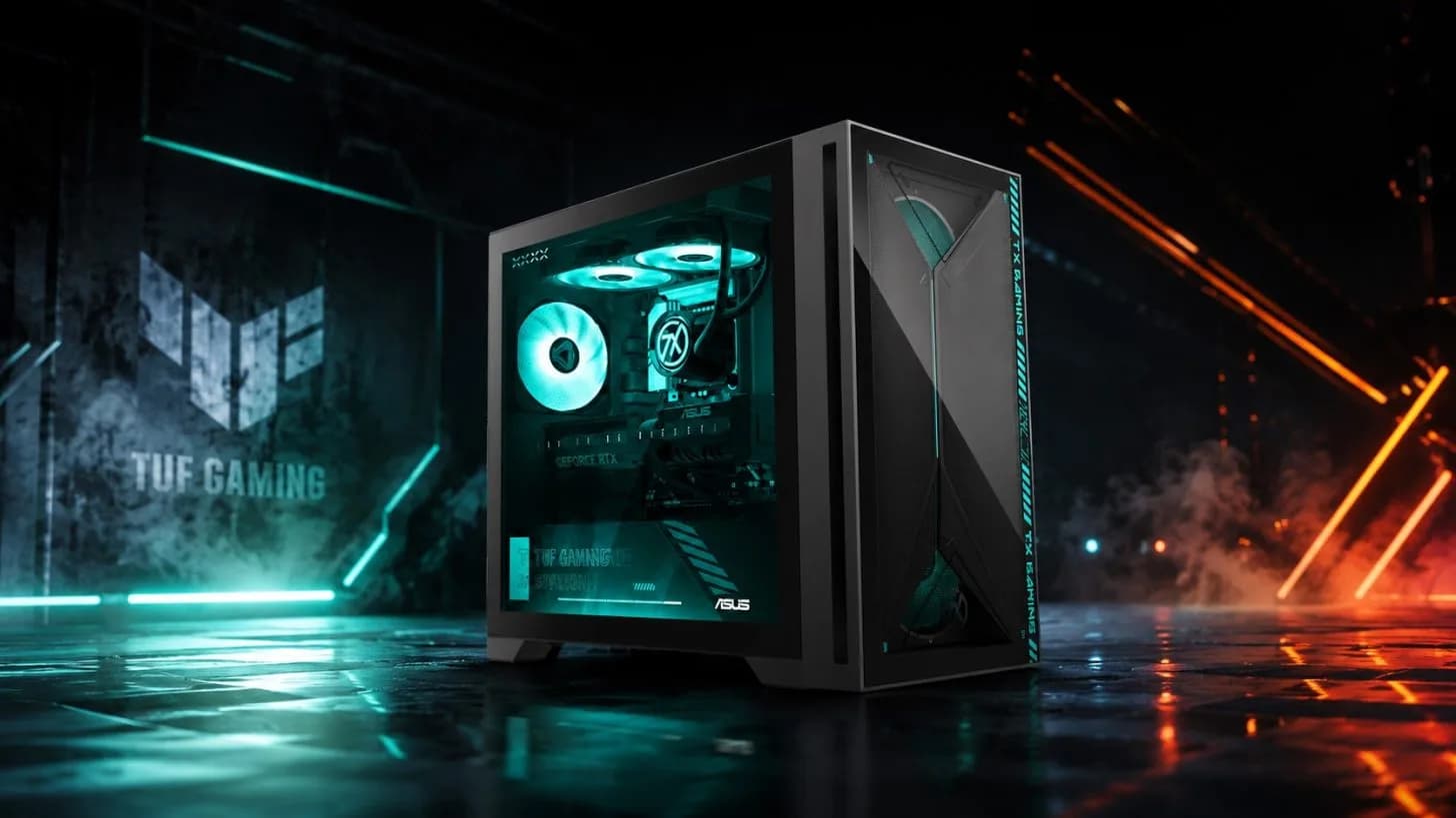 ASUS TUF Gaming 7X: 47-Liter-Gehäuse für RTX-5060-Ti-Desktop