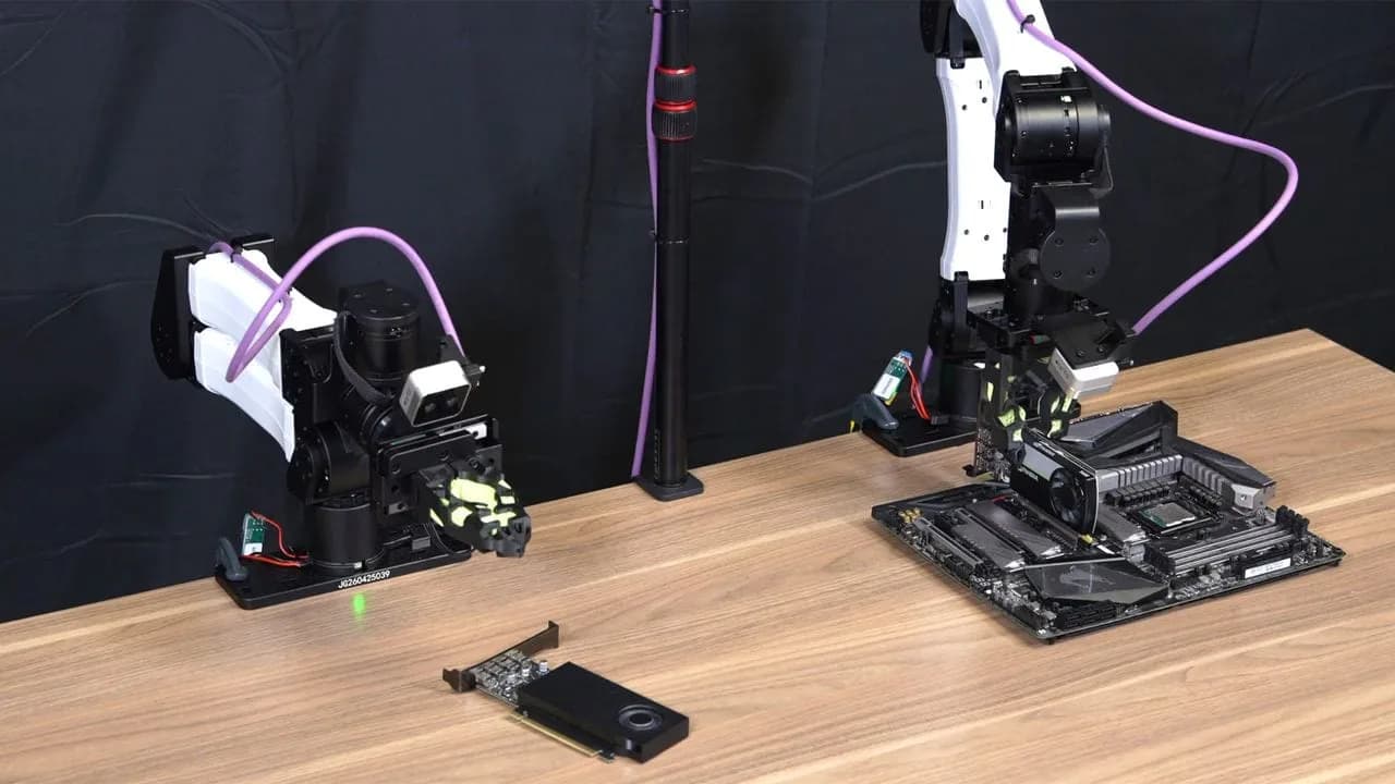 Nvidia präsentiert KI-Roboter, die eigenständig Grafikkarten installieren