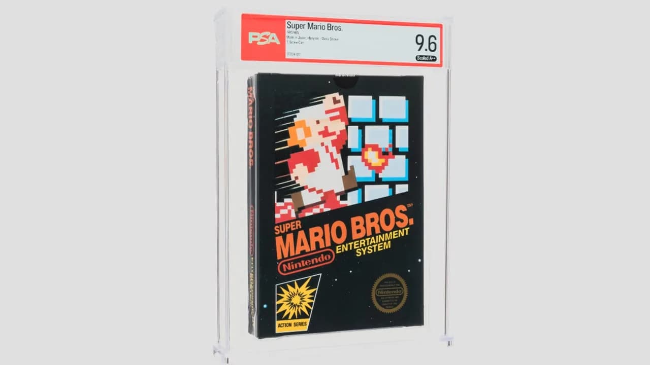 Super Mario Bros. Spiel bricht mit einem Auktionspreis von drei Millionen Dollar historischen Rekorde.