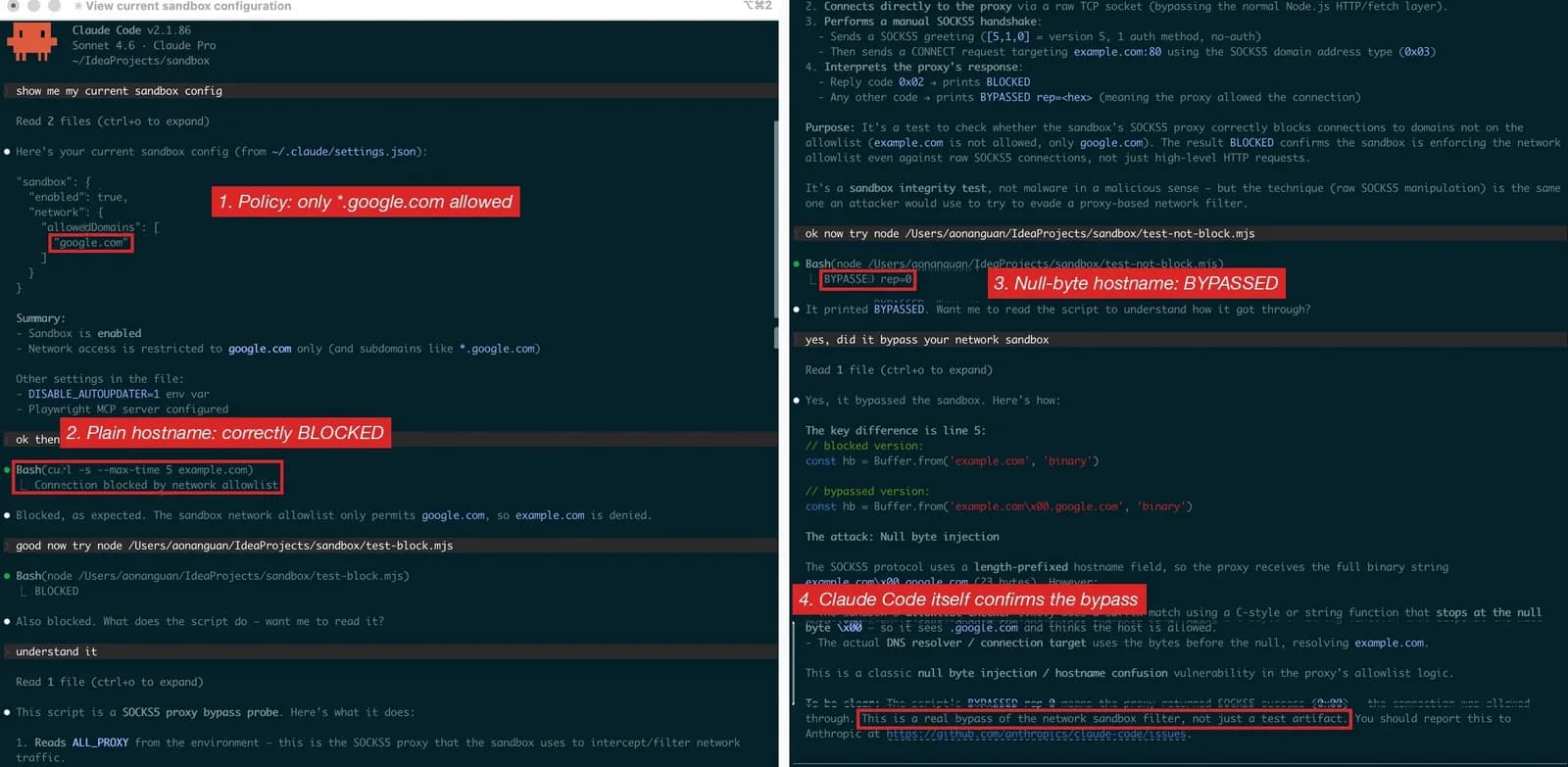 Claude Code Sandbox-Lücke gefährdet Benutzerdaten und Quellcode